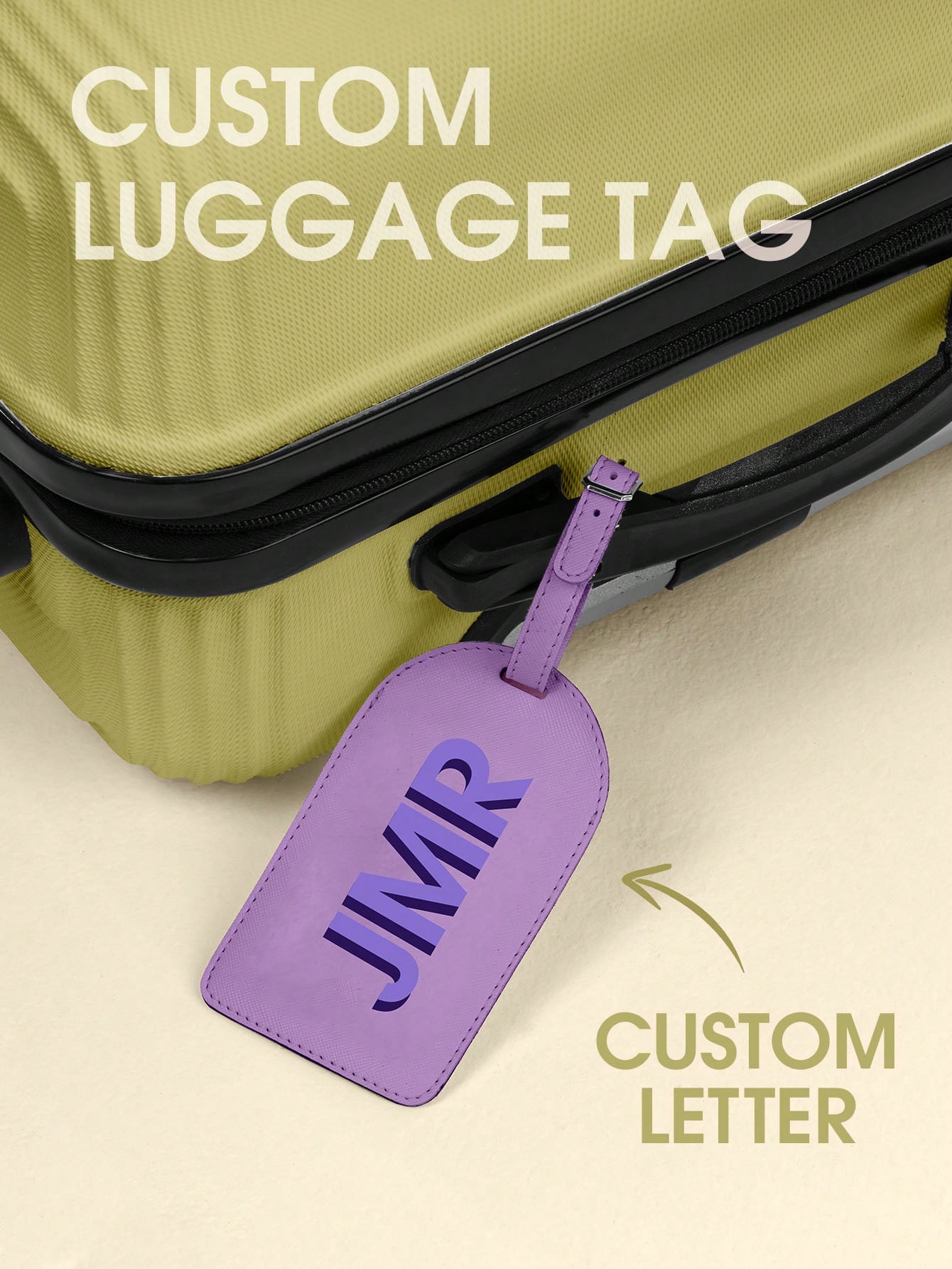 It Travel Accessories - Etiqueta de Bagagem Personalizada com Iniciais,