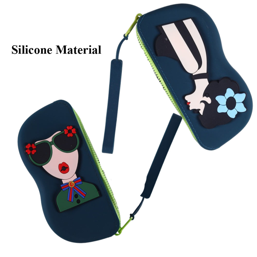 Travel Accessories Dropshipping - Estojo de óculos de silicone, bonito,
