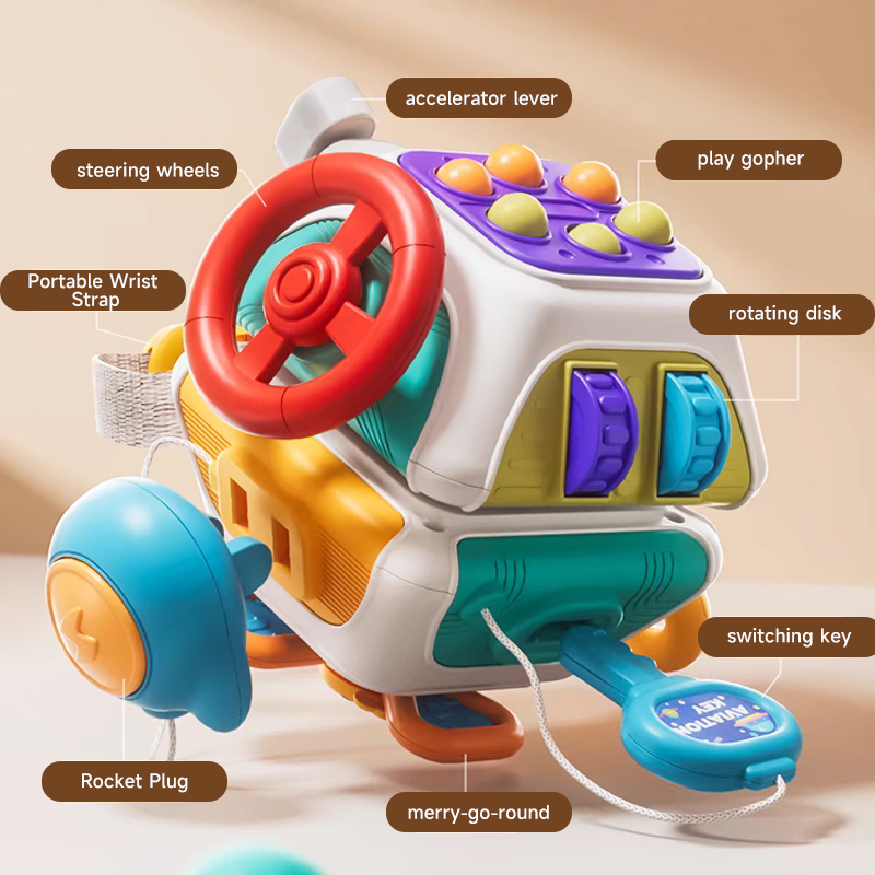 Travel Accessories For Baby - Montessori Cubo ocupado para o bebê,