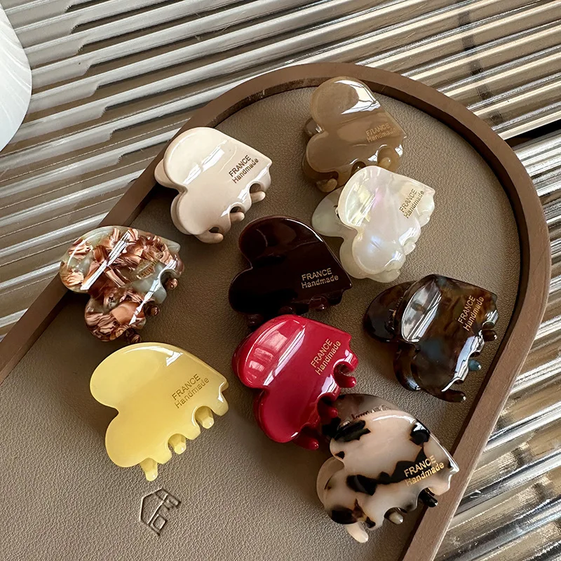 Travel Accessories For Girls - Mini Presilhas de Cabelo em Acetato,
