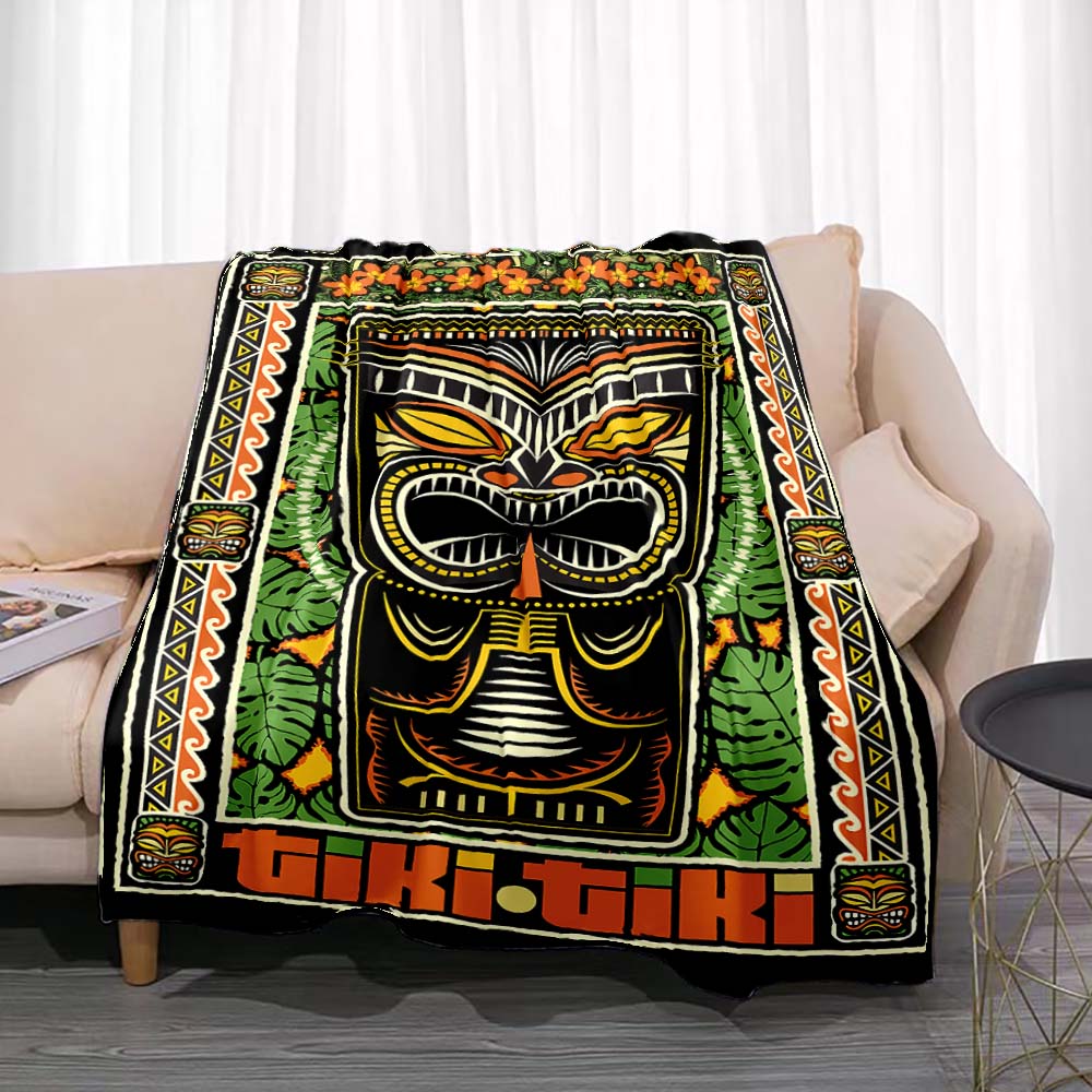 Travel Accessories Hawaii - Tiki Bar Moda Flanela Lance Cobertor