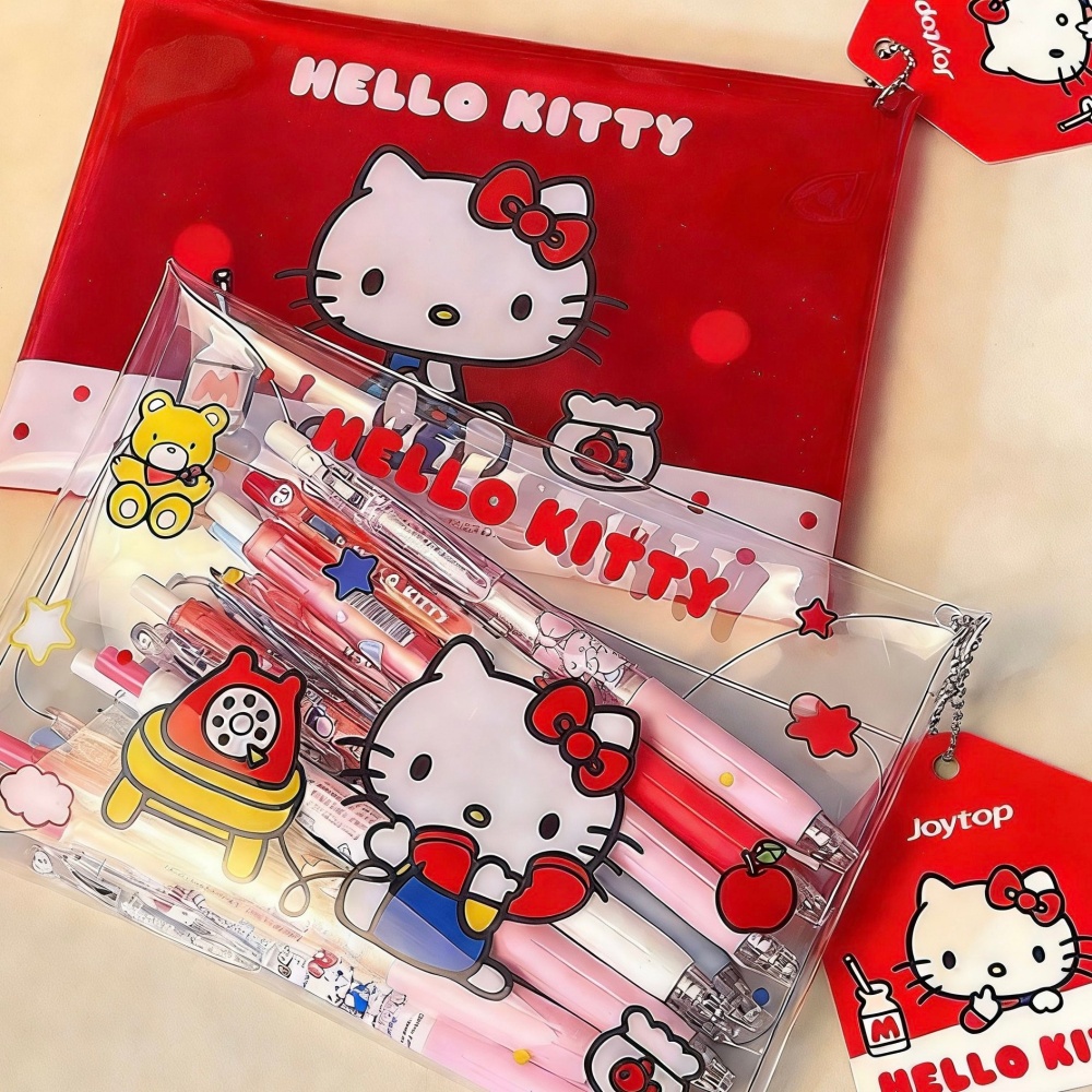 Travel Accessories For Japan - Estojo de PVC genuíno Hello Kitty,