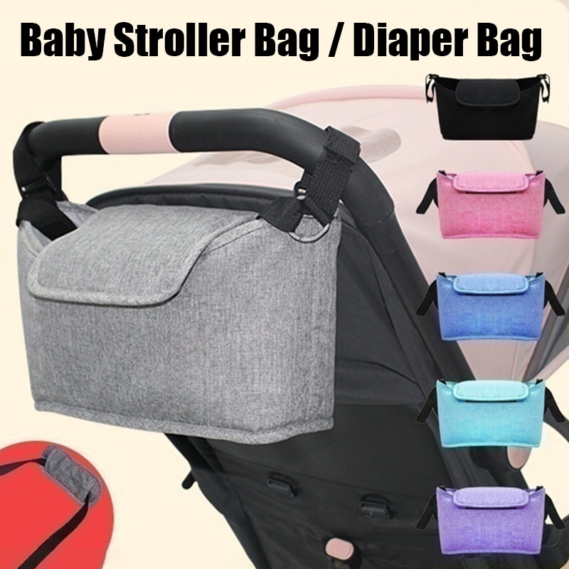 Travel Accessories For Baby - Grande Capacidade Baby Stroller Pendurado Sacos,