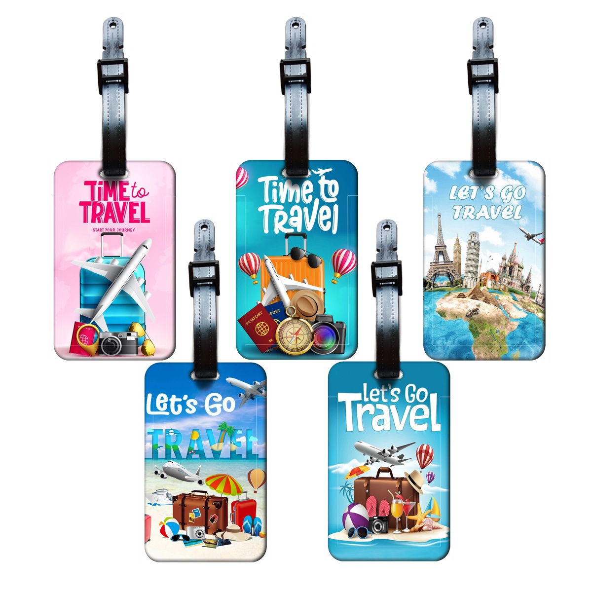 Travel Accessories List - Etiqueta de Bagagem Estilo Viagem para