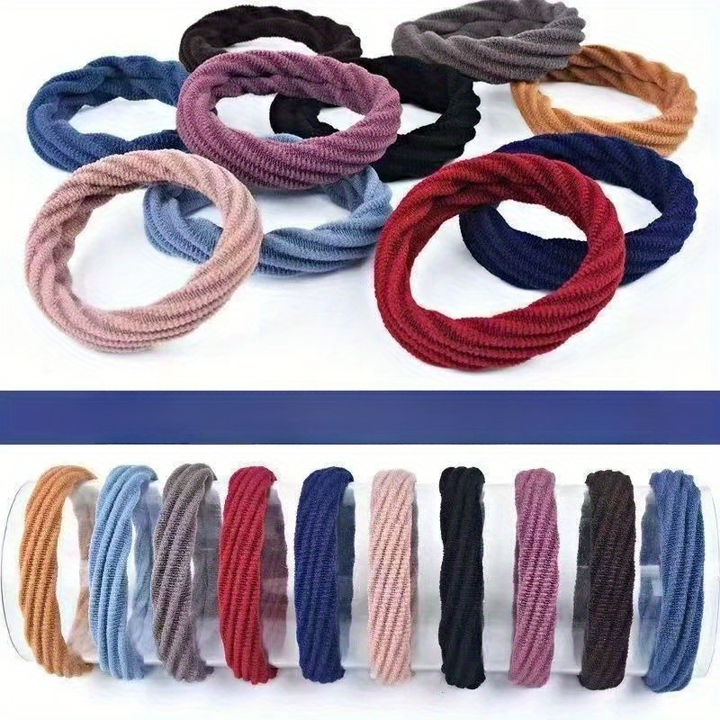 50 PCS Laços de Cabelo de Nylo - Travel Accessories For Girls avaliação e preço