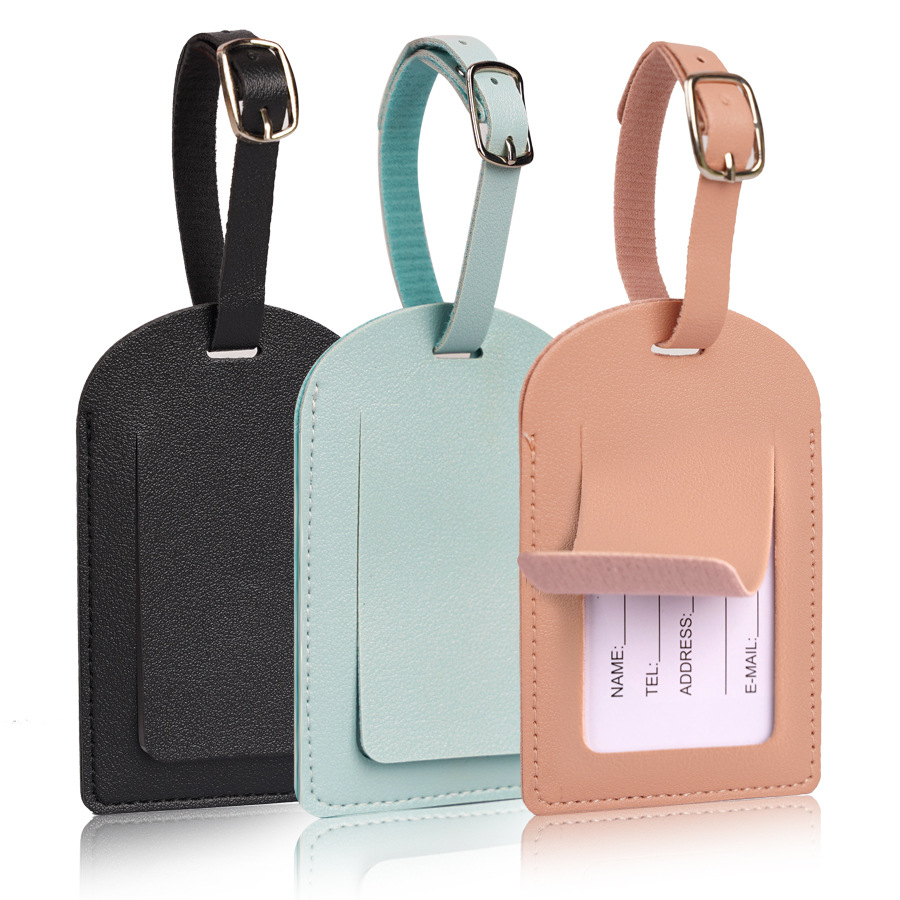 Etiquetas de Bagagem em Couro  - Travel Accessories List avaliação e preço