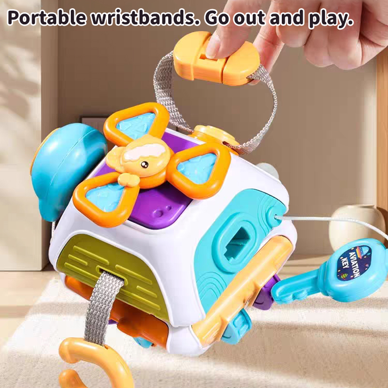 Montessori Cubo ocupado para o - Travel Accessories For Baby avaliação e preço