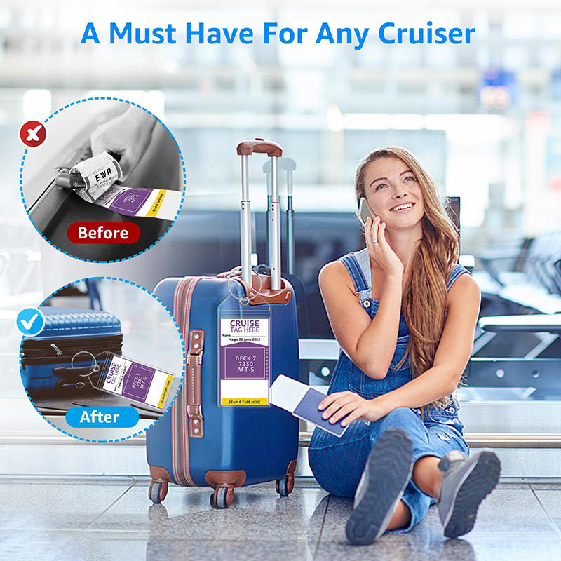 5 Peças de Etiquetas de Bagage - Travel Accessories List avaliação e preço