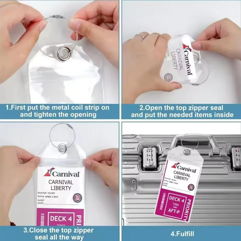 5 Peças de Etiquetas de Bagage - Travel Accessories List avaliação e preço