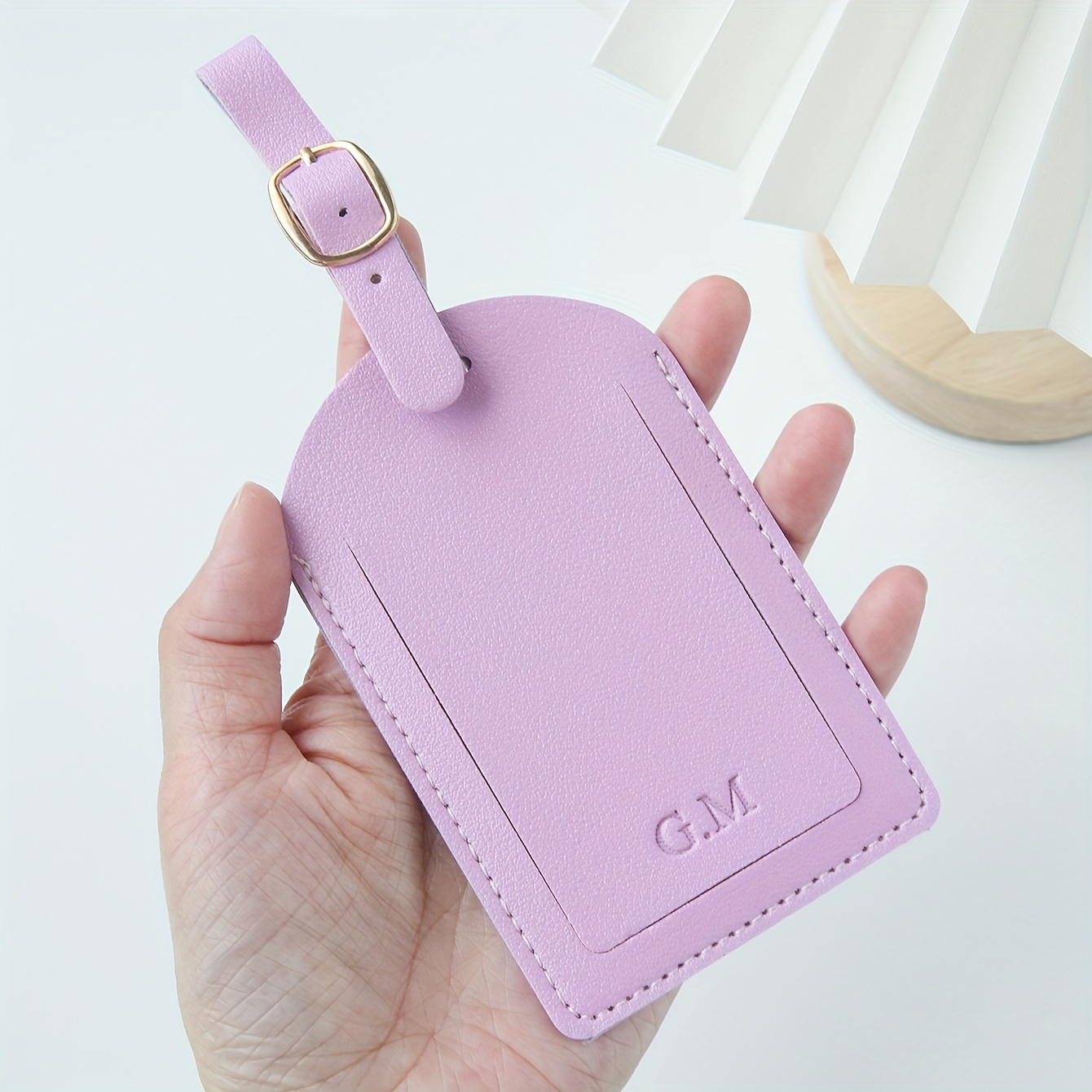 Etiqueta de bagagem com inicia - Travel Accessories List avaliação e preço