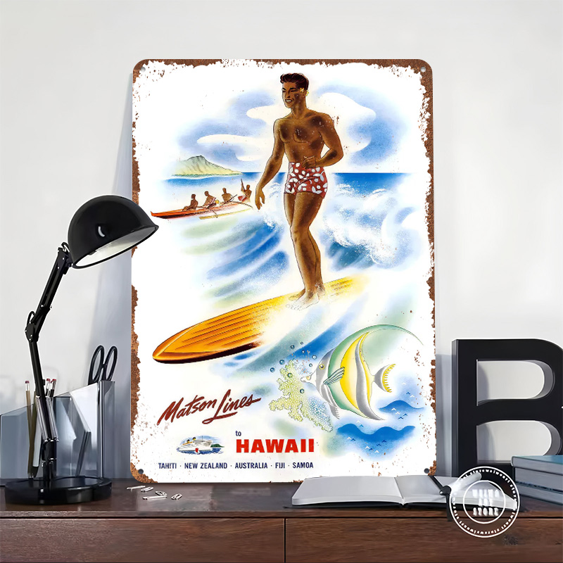 Pôster de Viagem Vintage Matso - Travel Accessories Hawaii avaliação e preço