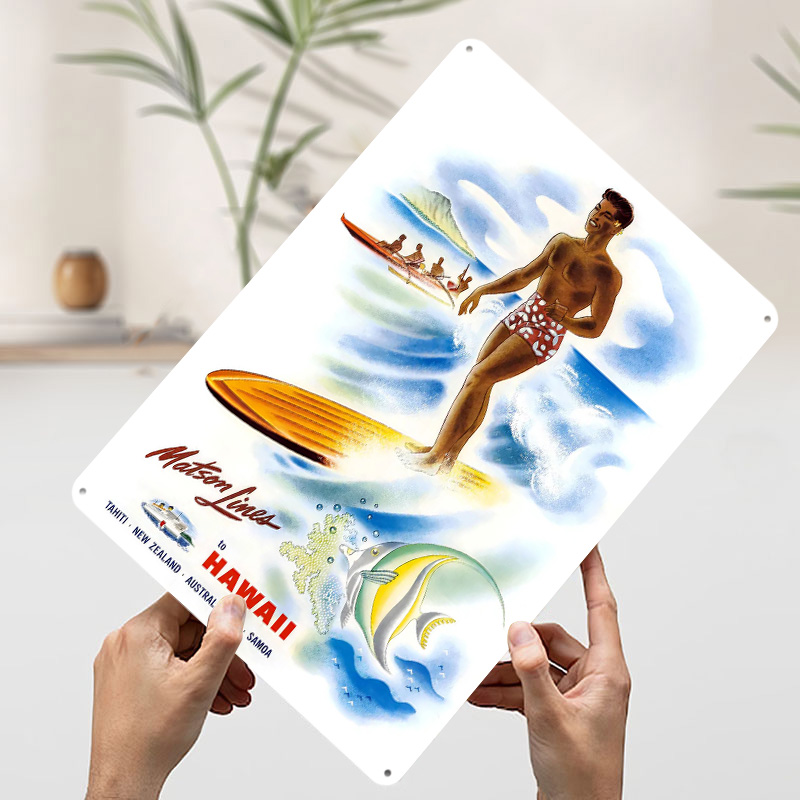 Pôster de Viagem Vintage Matso - Travel Accessories Hawaii avaliação e preço