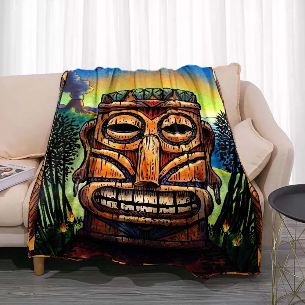 Manta de Flanela Estilo Tiki B - Travel Accessories Hawaii avaliação e preço
