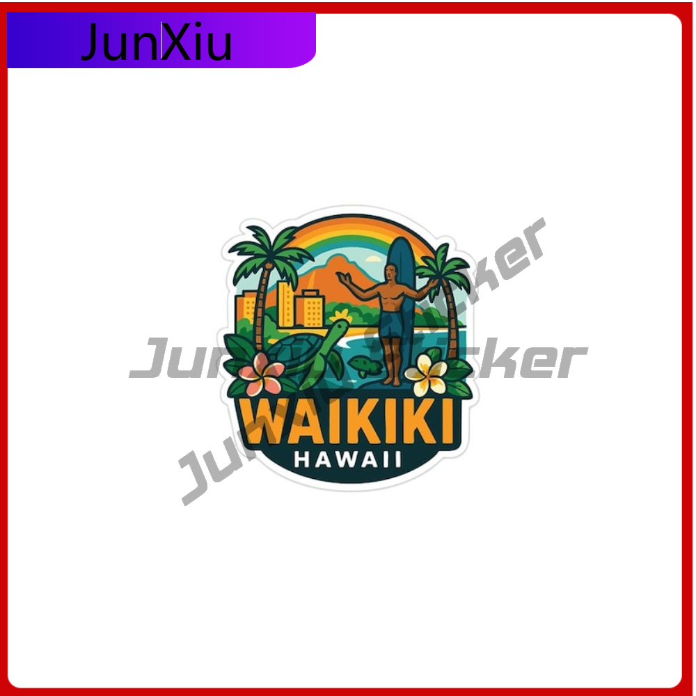 Waikiki havaí adesivo de viage - Travel Accessories Hawaii avaliação e preço