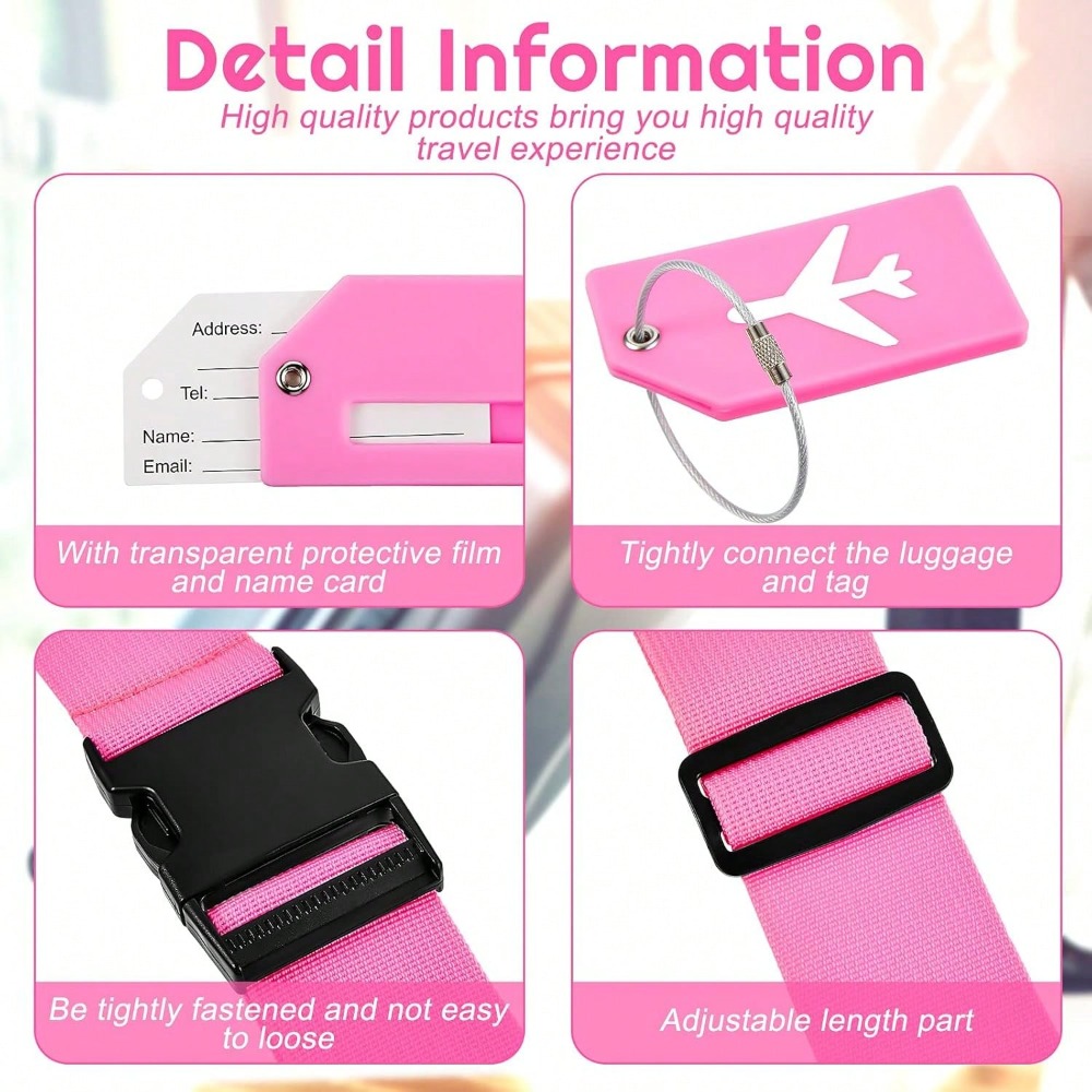 Conjunto de alça de bagagem co - Travel Accessories List avaliação e preço