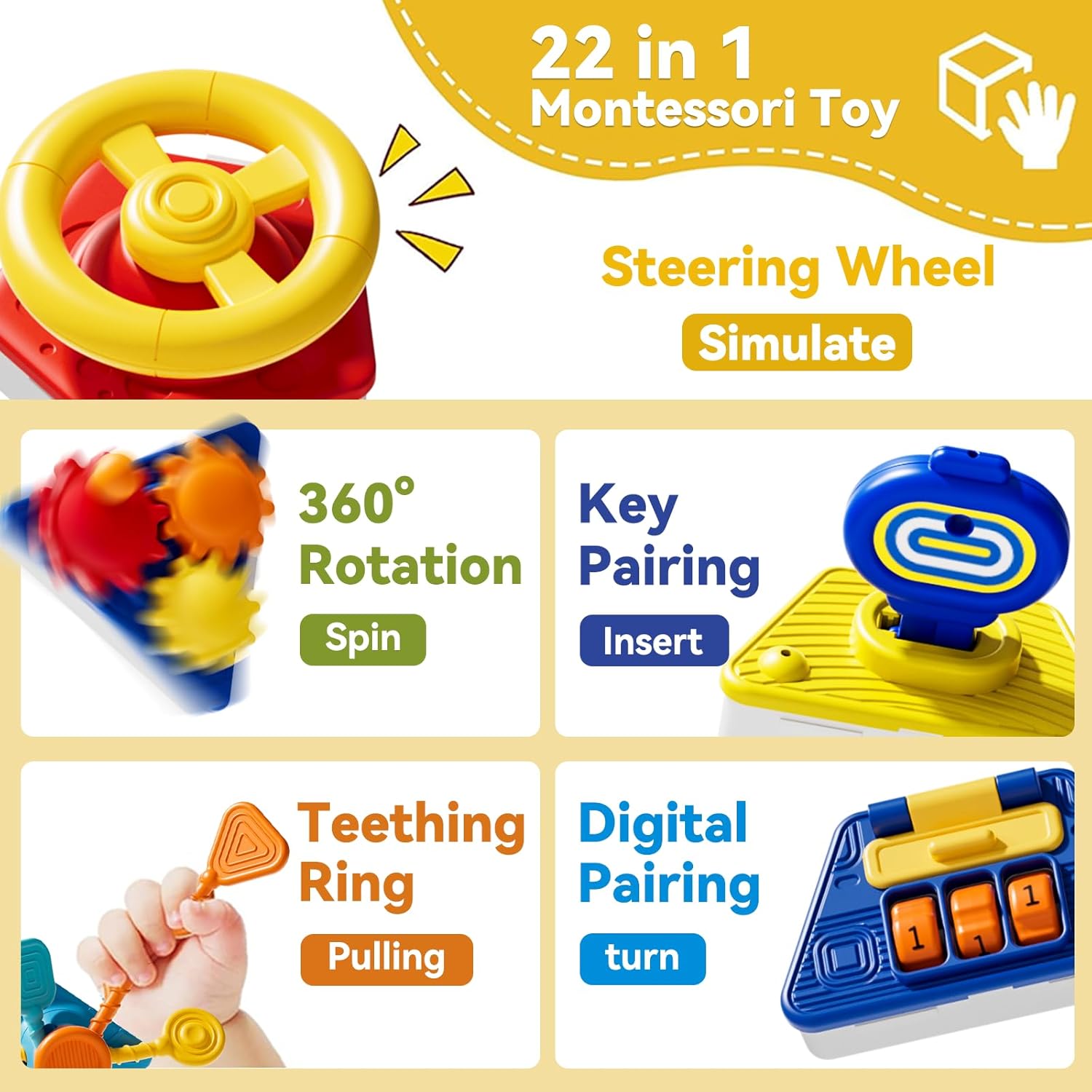 Cubo de Atividades Montessori  - Travel Accessories For Baby avaliação e preço
