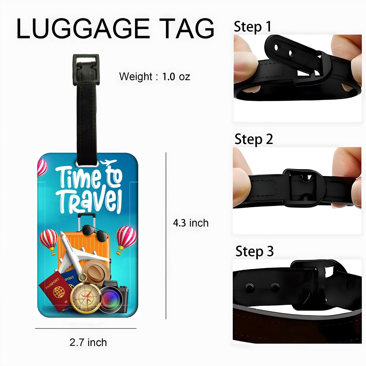 Etiqueta de Bagagem Estilo Via - Travel Accessories List avaliação e preço