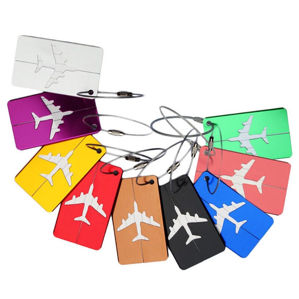 Alumínio Bagagem Tags com Cord - Quality Travel Accessories avaliação e preço