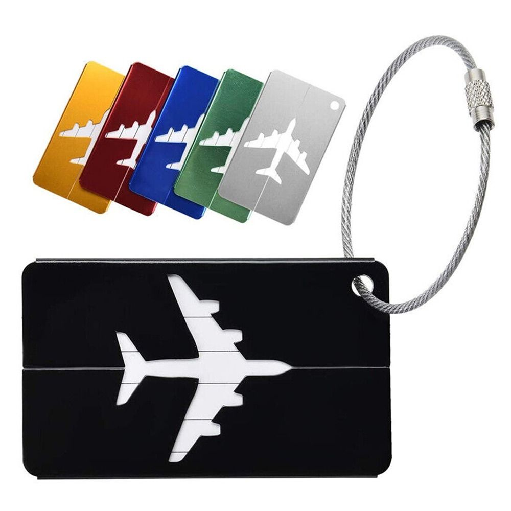 Alumínio Bagagem Tags com Cord - Quality Travel Accessories avaliação e preço