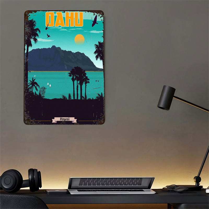 Placa de Metal Vintage Persona - Travel Accessories Hawaii avaliação e preço