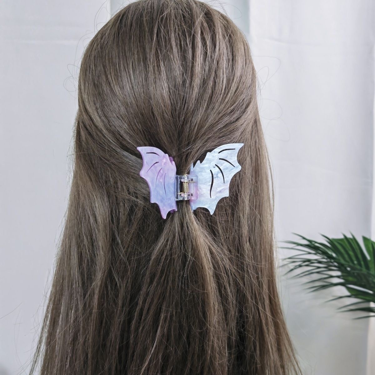 HANGZHI-Clipe de Cabelo Roxo p - Travel Accessories For Girls avaliação e preço